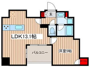 メインステージ浅草国際通り【8階】の間取り