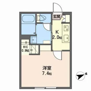 クレストコート【1階】の間取り