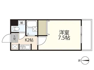 坊田ビル【3階】の間取り