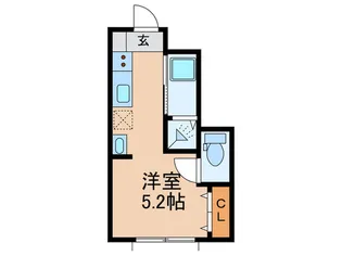 ソルナクレイシア上石神井【1階】の間取り