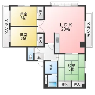 REPOS津島【3階】の間取り