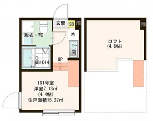 Haimish HORIKIRI【1階】の間取り