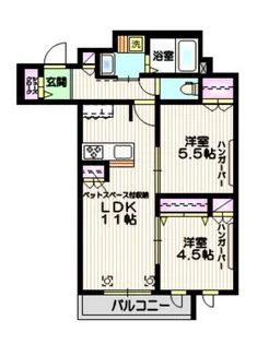 ベリエステ長崎【2階】の間取り