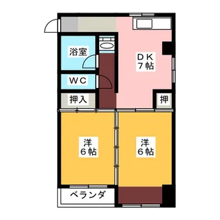 サンローヤル東山NO.1【3階】の間取り