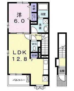 サンフィールド玉津【2階】の間取り