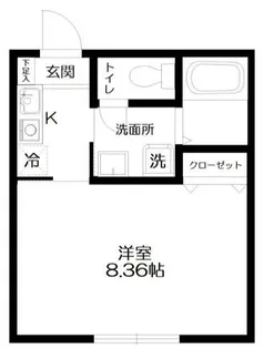 ブルーシエル【2階】の間取り