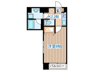 ガーネットヒルズ上杉【5階】の間取り