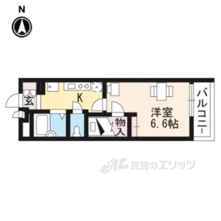 レオパレスプレズント【1階】の間取り