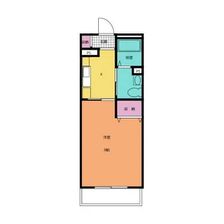 ヴェルドミール宮川【2階】の間取り