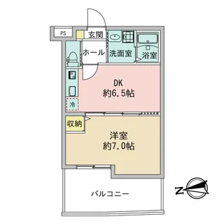 フォルトゥーナ打出浜【1階】の間取り
