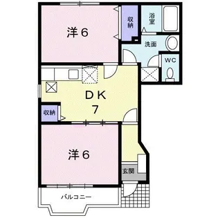 アルモニー・T(B棟)【1階】の間取り