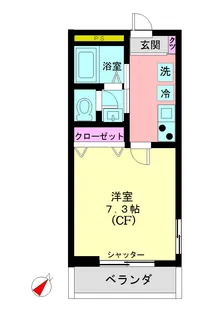 コンフォルト【3階】の間取り