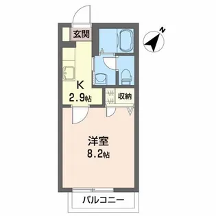 メゾンアズマ A【2階】の間取り