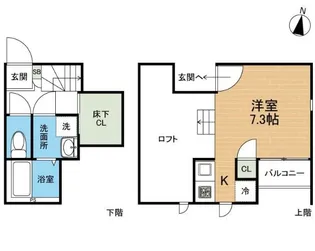 CB琴平ソレイユ【2階】の間取り