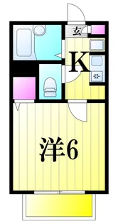 フロ ラジュン【1階】の間取り