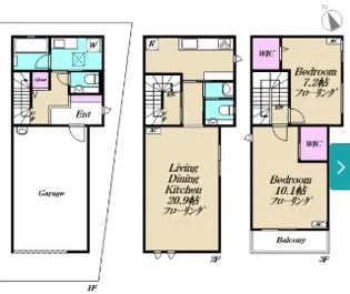 Charmant Heim Higashiazabu【1階】の間取り