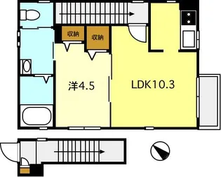 ブリマージュ【2階】の間取り