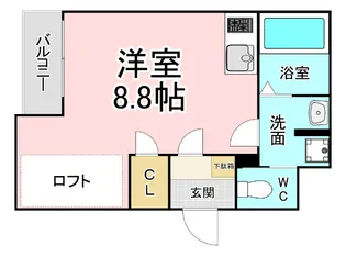 CLAN ONE【1階】の間取り