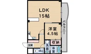 エルジャン芦屋【3階】の間取り