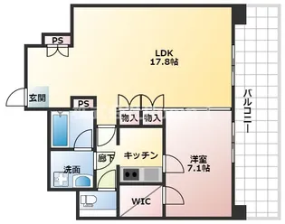 KDXレジデンス本町橋【3階】の間取り
