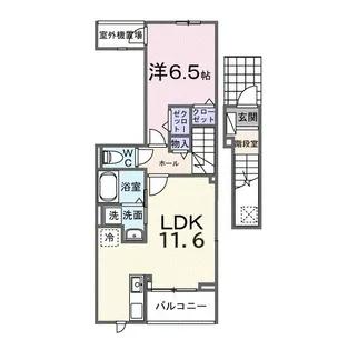 ミルト ブリッサ 大原【2階】の間取り