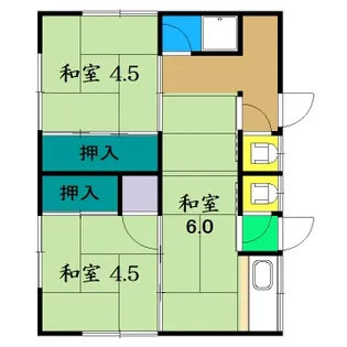 永寿荘【2階】の間取り