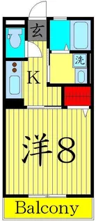 ボヌール【2階】の間取り