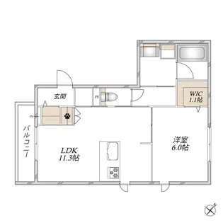 (仮称)千川2丁目内田マンション【2階】の間取り