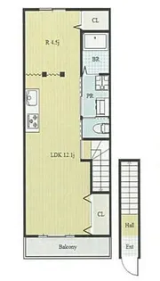 フルーブ【2階】の間取り