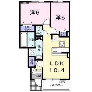 翔タイムI【1階】の間取り