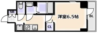 City Lux Namba South【13階】の間取り