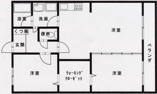 パークサイドレジデンス【3階】の間取り