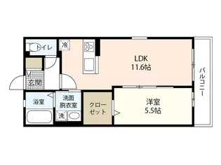 Philosophia横川【2階】の間取り