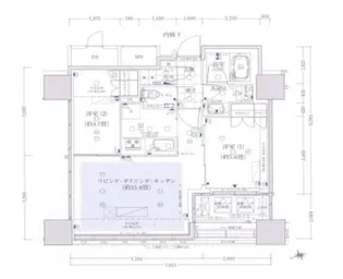 ローレルタワー ルネ浜松町【20階】の間取り