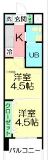 No.48 PROJECT2100博多【3階】の間取り