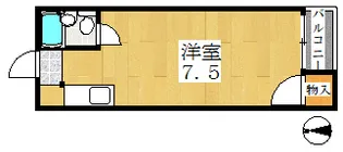 パークサイド矢田【3階】の間取り
