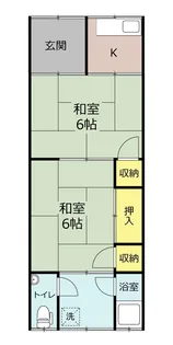リベルテ葛城【2階】の間取り