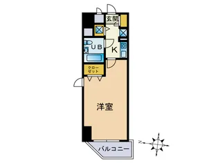 グランピア鍋島【4階】の間取り