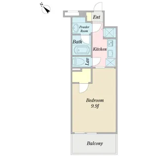 コリーヌリーブル緑が丘【6階】の間取り