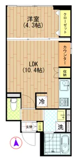 アリーチェ亀戸【4階】の間取り