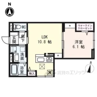 CASALIBERTYBALANCETH【1階】の間取り