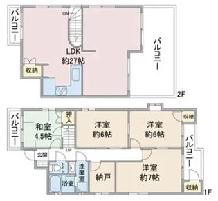 カーサ高社の間取り