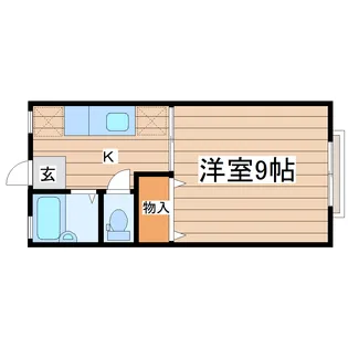 パレスウエキR【2階】の間取り