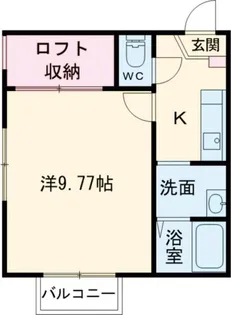 ディオ【1階】の間取り