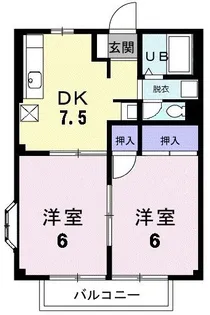 エレガントビレッジ【2階】の間取り