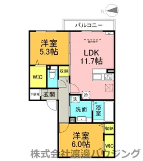 コーポラスツツミE棟【1階】の間取り