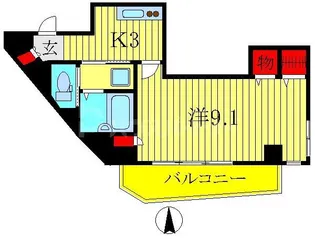 ADレジデンス立石【7階】の間取り