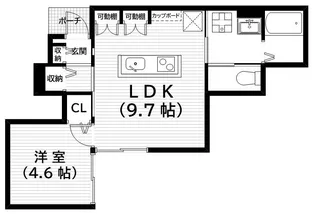 グッドライフステージ富士見台【1階】の間取り