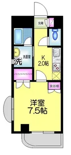 コンフォート富岡【4階】の間取り