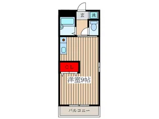 レジデンス富永【1階】の間取り